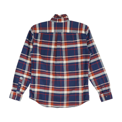 Multi Plaid Long Sleeve Button Down