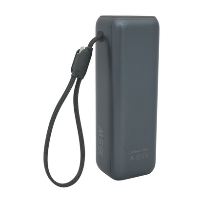 25K 165W Built-In USB-C Power Bank