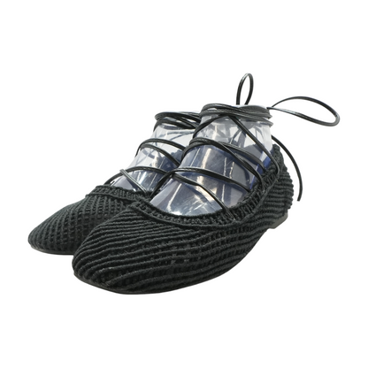 Black Slip-On Flats