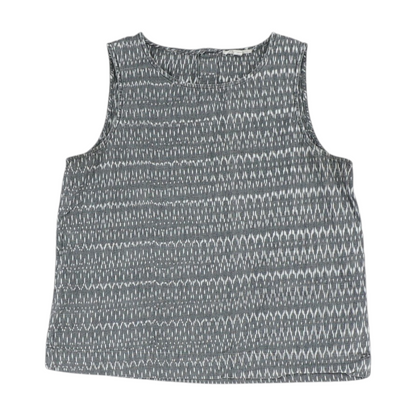 Gray Abstract Blouse