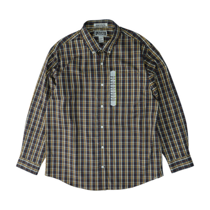 Multi Plaid Long Sleeve Button Down