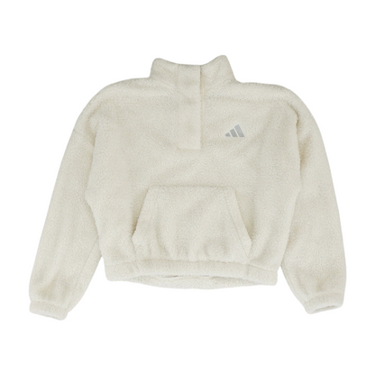 White 1/4 Zip Pullover