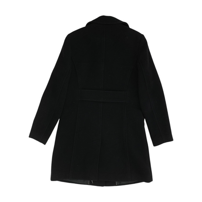 Black Tall Solid Coat