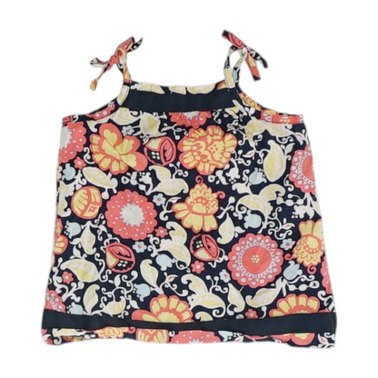 Navy Floral Dress