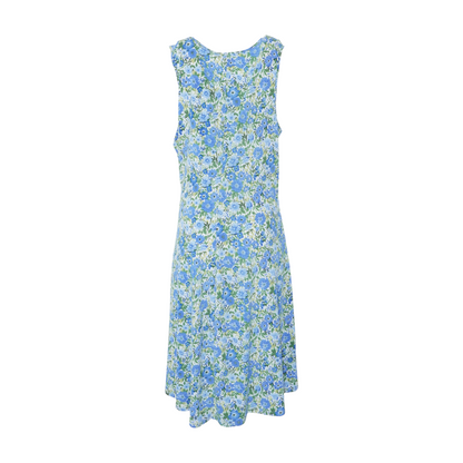 Blue Plus Floral Midi Dress