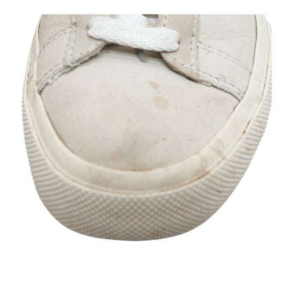 Beige Low Top Athletic Shoes