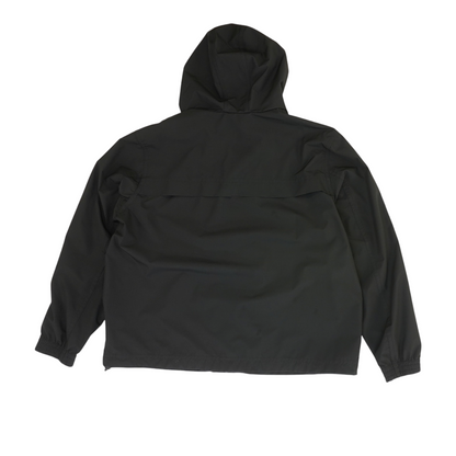 Black Solid Rain Jacket