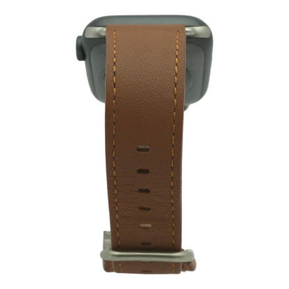 44mm Series SE 2 Black Smartwatch Brown Band S/M