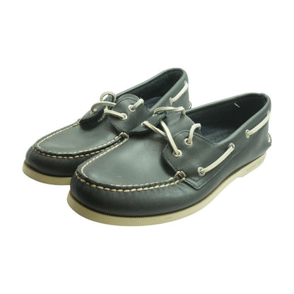 Navy Leather Boat Casual Shoes
