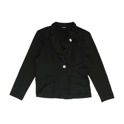 Black Solid Blazer