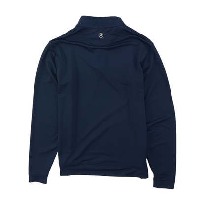 Navy Solid 1/4 Zip Pullover