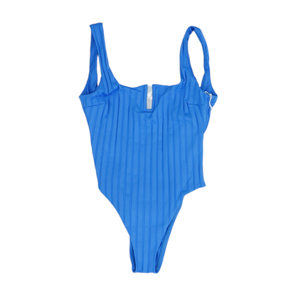 Blue Striped One-Piece