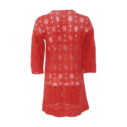 Red Print Mini Dress