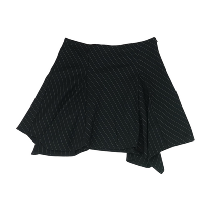 Black Striped Mini Skirt
