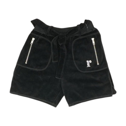 Black Solid Shorts
