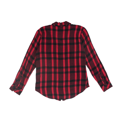 Red Check Flannel Button Down