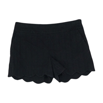 Black Solid Shorts