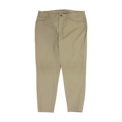 Khaki Straight Pants
