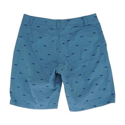 Blue Print Chino Shorts