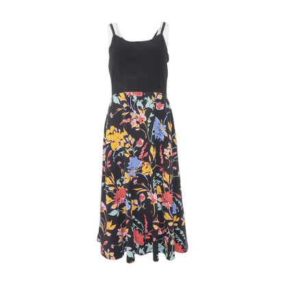 Multi Floral Midi Dress