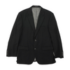 Black Long Solid Suit Jacket