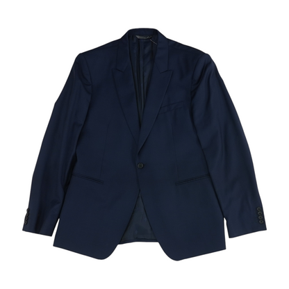 Navy Solid Suit Jacket