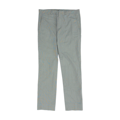 Black Check Regular Pants