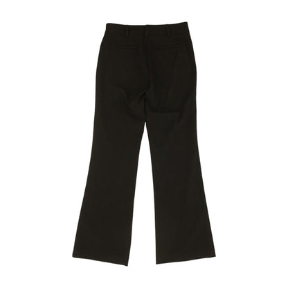 Black Solid Dress Pants