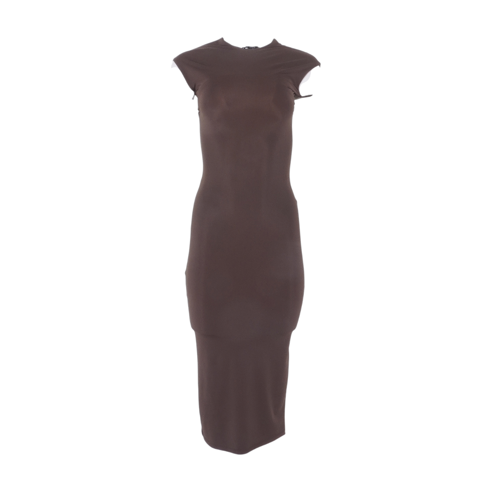 Brown Midi Dress