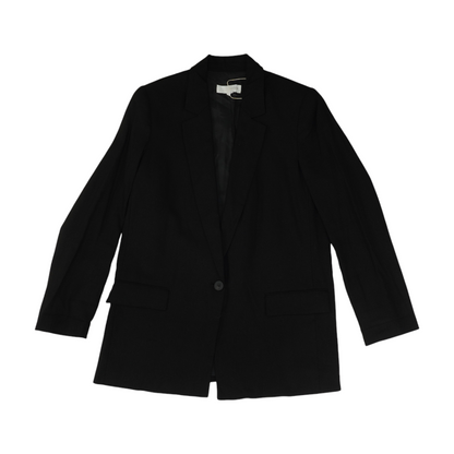 Black Solid Blazer