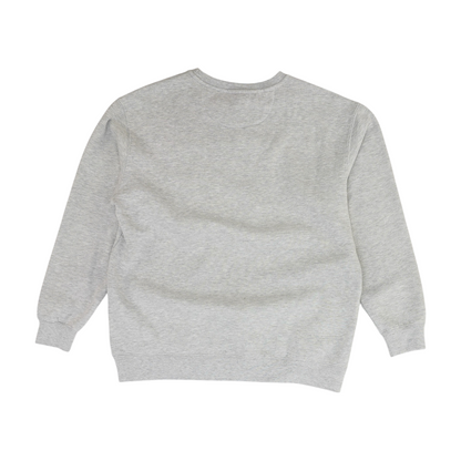 Gray Solid Sweatshirt Pullover