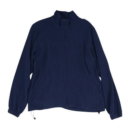 Blue Solid Active Jacket