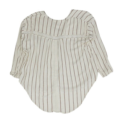 Ivory Striped Button Down