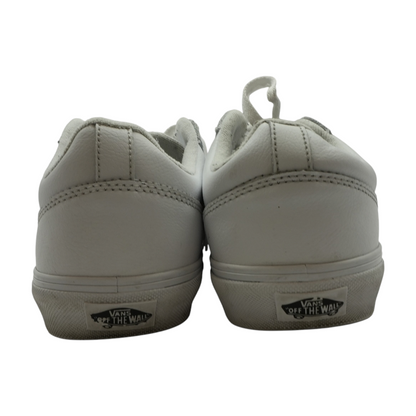 White Low-Top Athletic Shoes