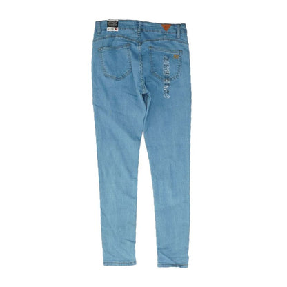Blue High Rise Skinny Leg Jeans