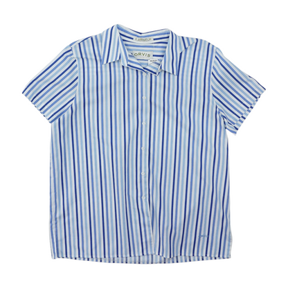 White Striped Button Down