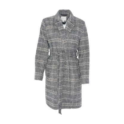 Black Plaid Coat