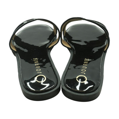 Black Flat Sandals