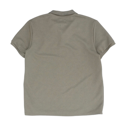 Brown Solid Short Sleeve Polo
