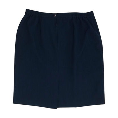Navy Petite Mini Skirt