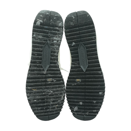 White Low-Top Athletic Shoes