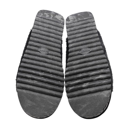 Black Slipper Flats