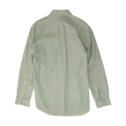 Gray Striped Long Sleeve Button Down