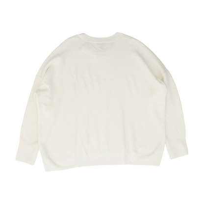 White Pullover Sweater
