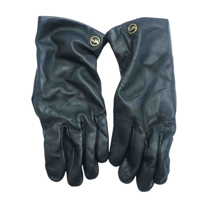 Black Leather Gloves