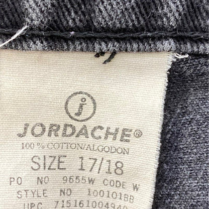 Vintage Black Solid Denim Jeans