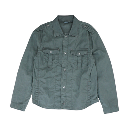Gray Solid Jacket