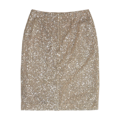 Beige Midi Skirt