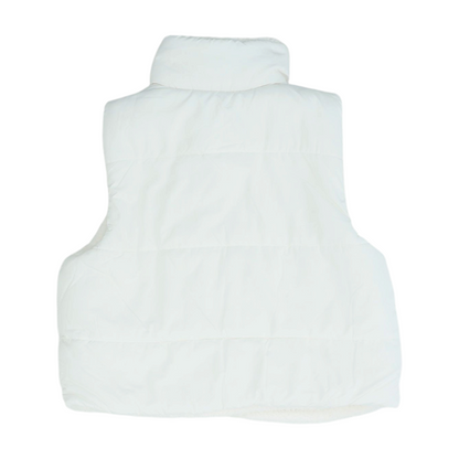 White Solid Vest