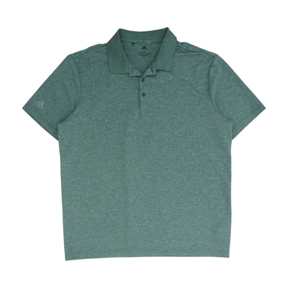 Green Solid Short Sleeve Polo